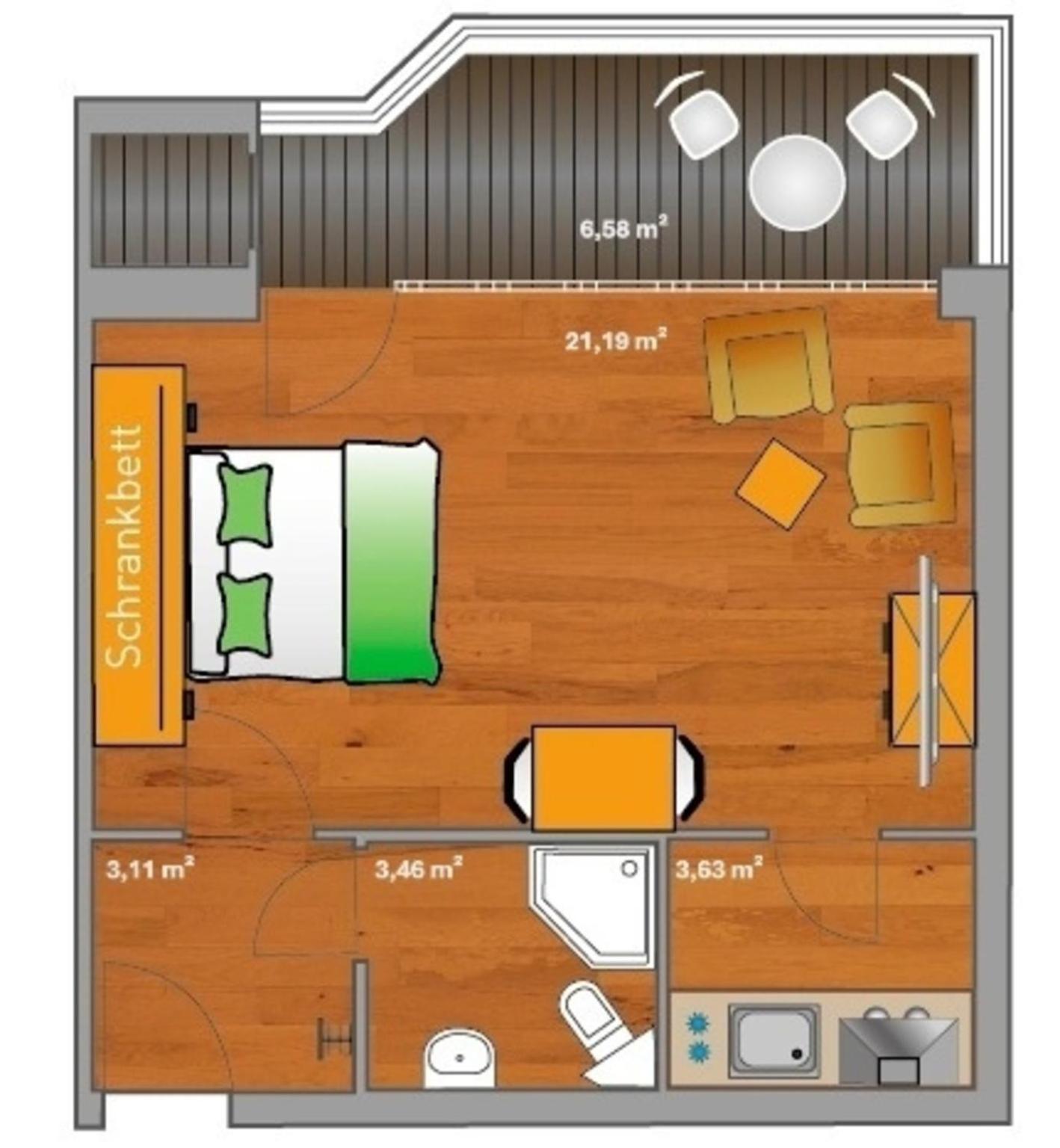 Ancora Marina Haus 2 Nr 02, Typ 2 Appartement Neustadt in Holstein Buitenkant foto